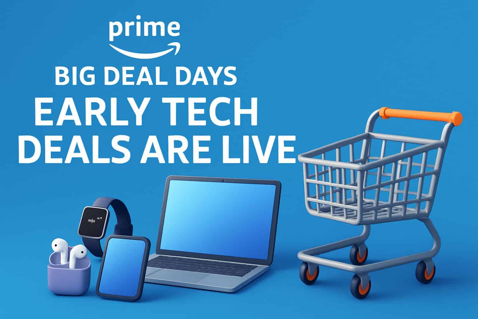 Amazon Prime Big Deal Days early tech deals on discounted electronics and gadgets