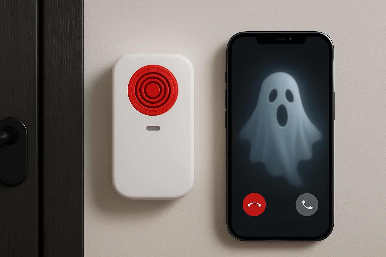 SwitchBot Safety Alarm device with smart ghost call protection for home security