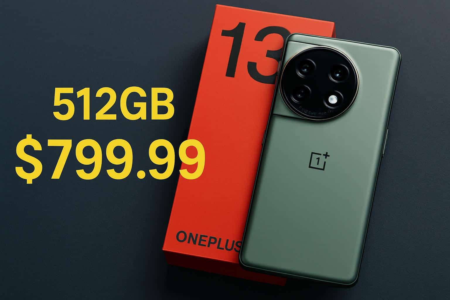 OnePlus 13 512GB smartphone deal at record low 9.99 price