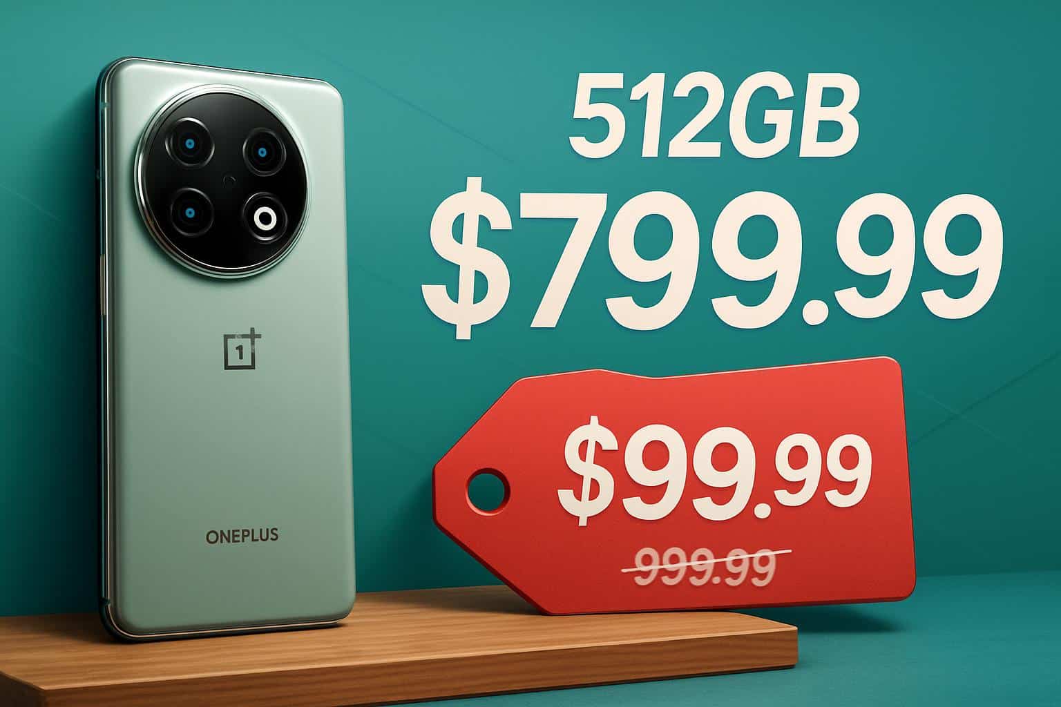 OnePlus 13 512GB record-low price 9.99 deal