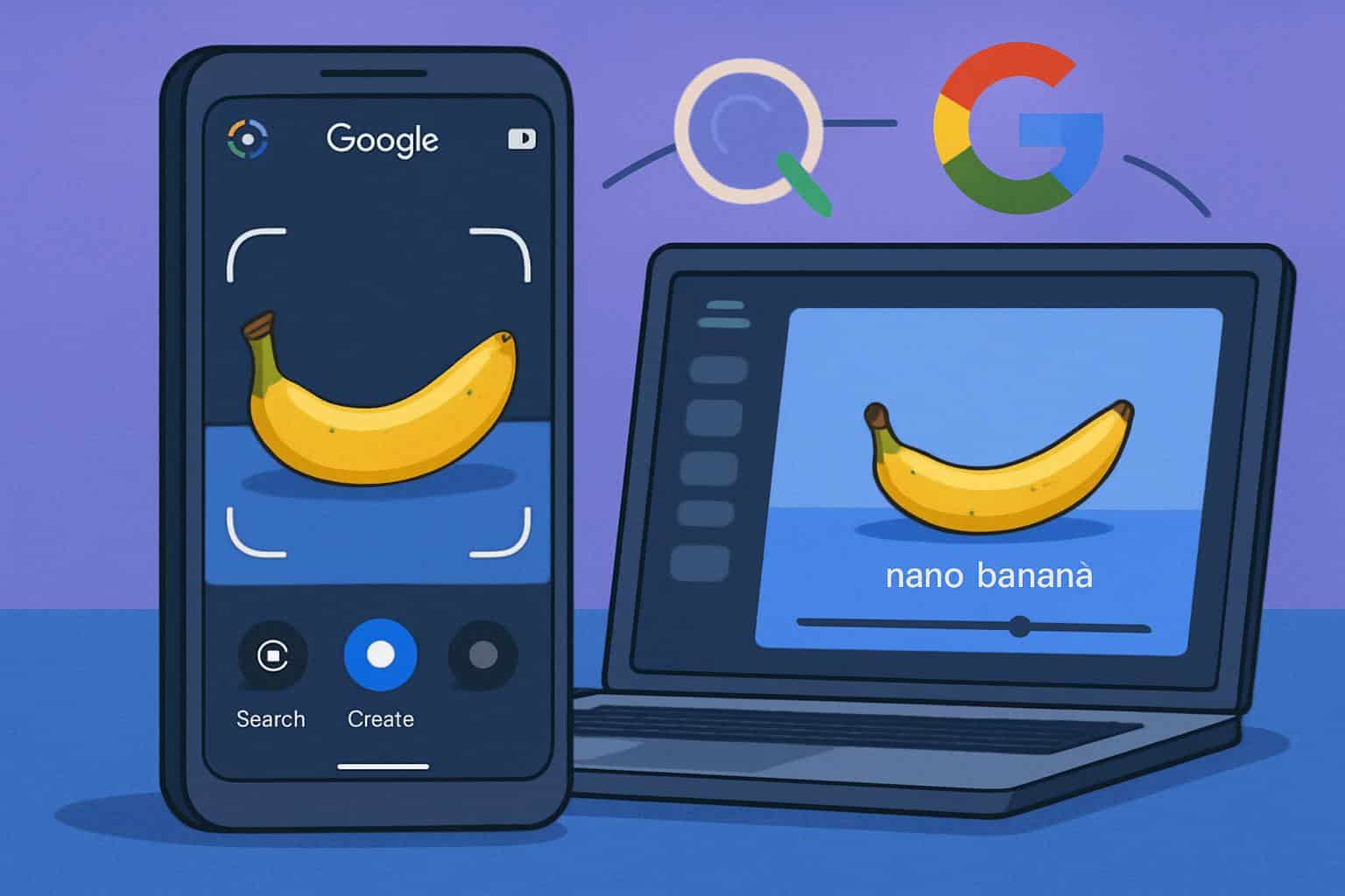 Google tests Nano Banana editing in Google Lens on a smartphone screen