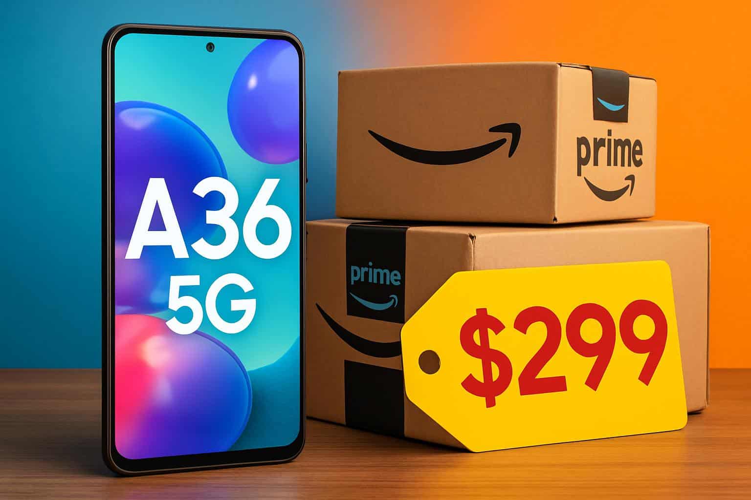 Samsung Galaxy A36 5G smartphone Prime Day deal drops price to 9