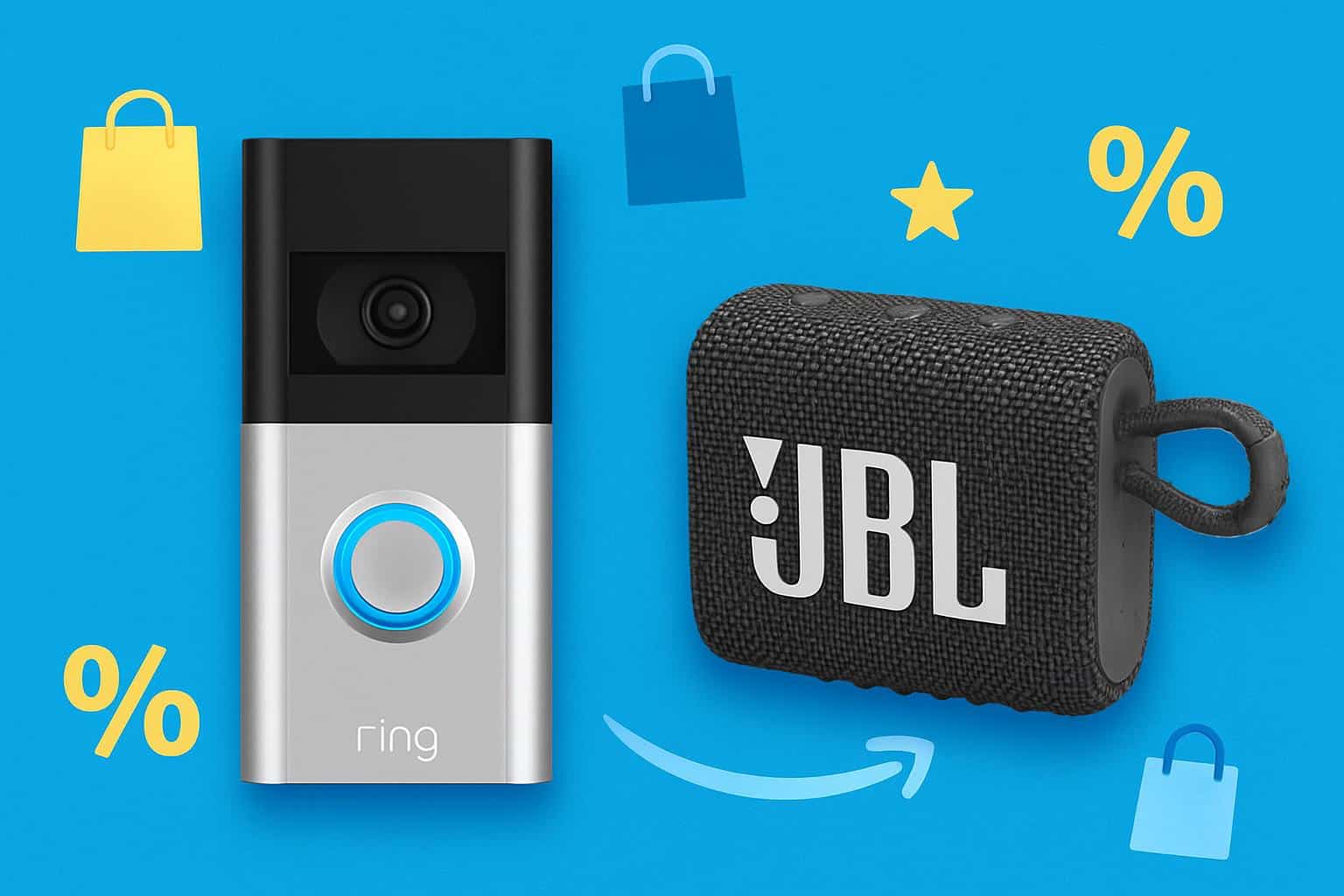 Amazon Prime Day deals under $100 on Ring Video Doorbell and JBL Bluetooth speaker