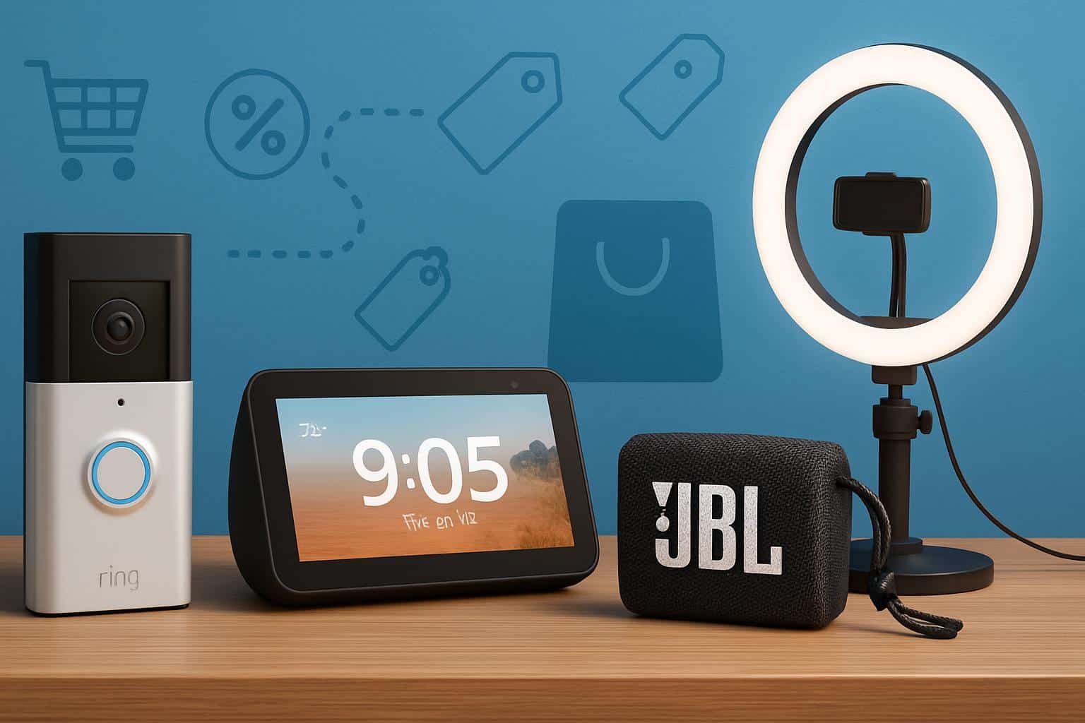 Ring Video Doorbell and JBL Bluetooth speaker deals for Amazon Prime Day under $100