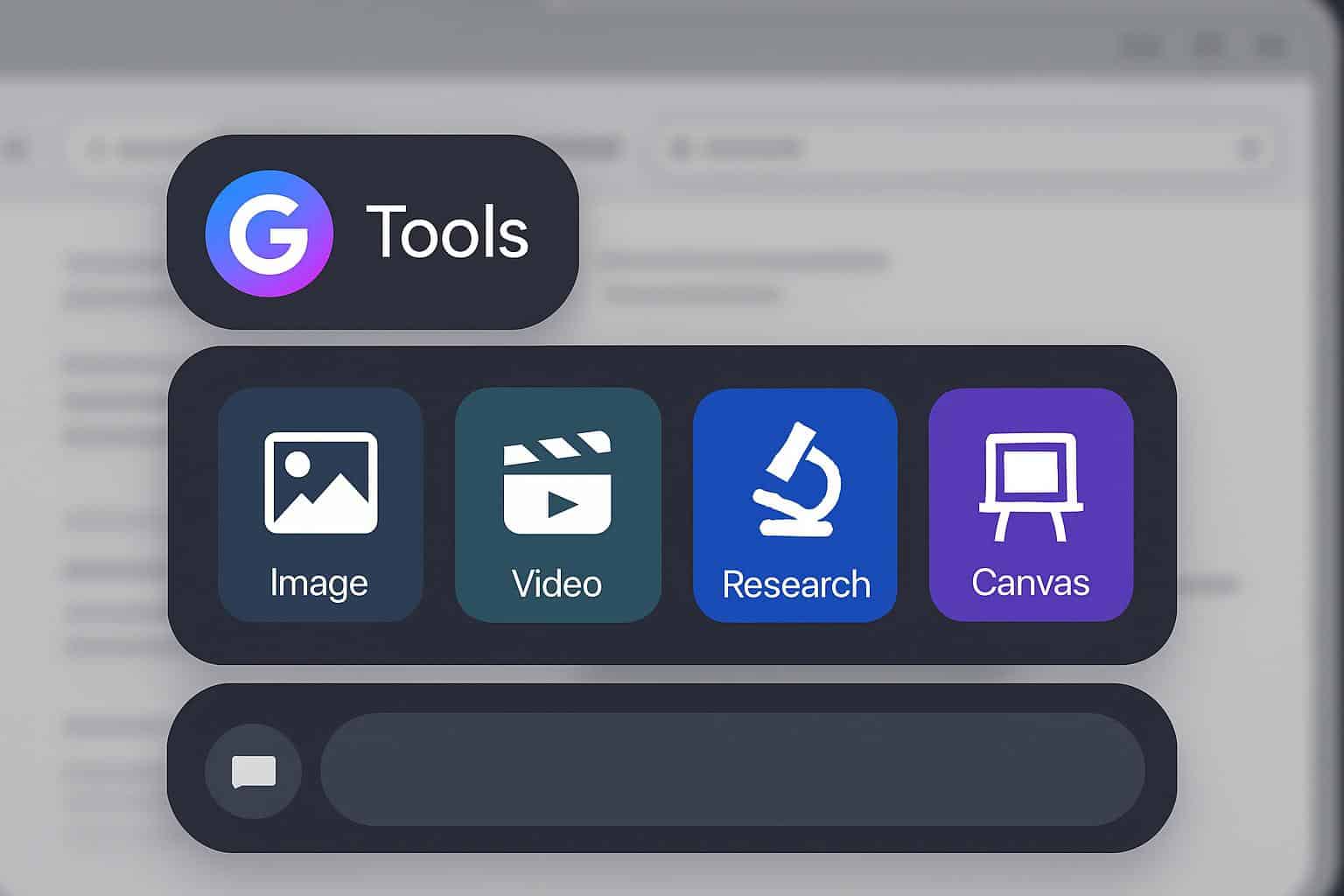 Gemini Overlay interface showcasing on-screen AI tools and shortcuts