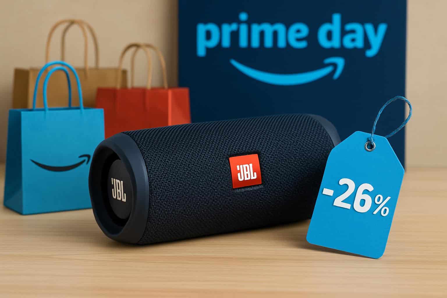 JBL Flip 7 portable Bluetooth speaker, 26% off Amazon Prime Day deal