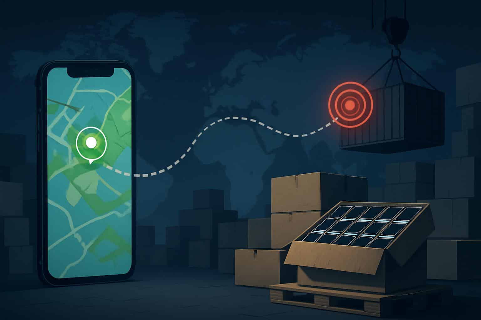 Stolen phone tracking map reveals routes and hubs of a major smuggling network