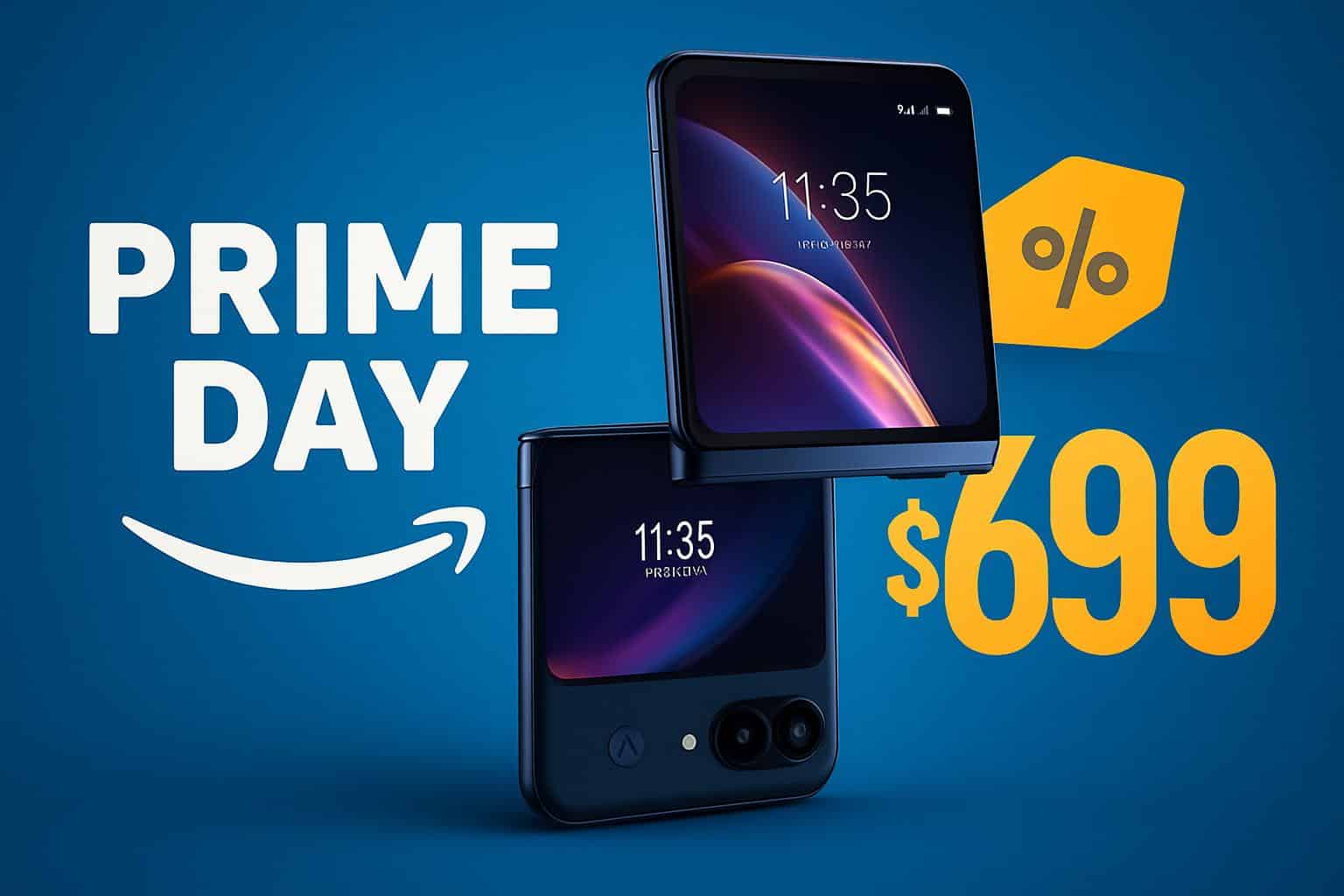 Motorola Razr Plus 2025 Prime Day deal: foldable phone now 9