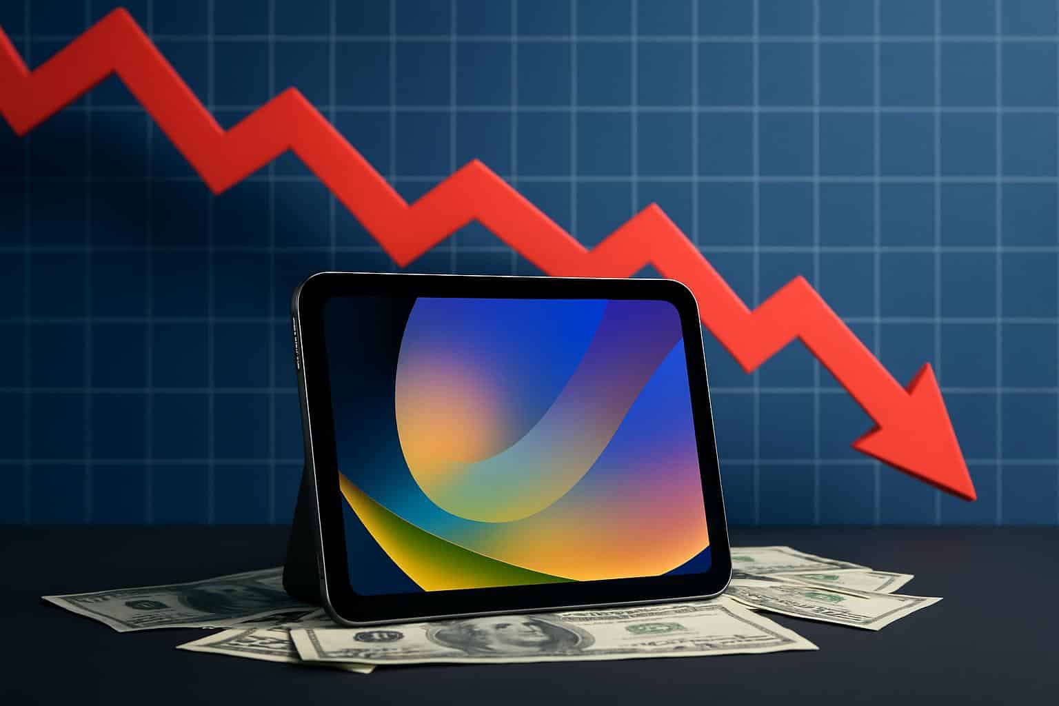 Apple iPad Mini on sale at all‑time low price, discount graphic highlighting price drop