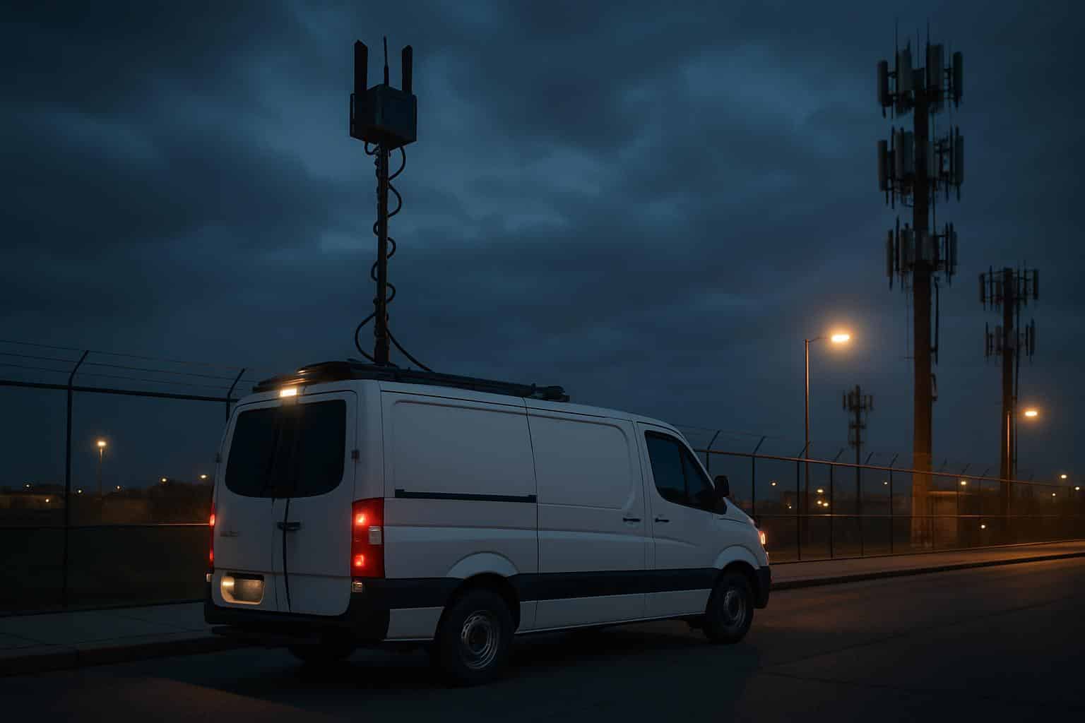 ICE phone-tracking van with surveillance antennas amid expansion of detection tools