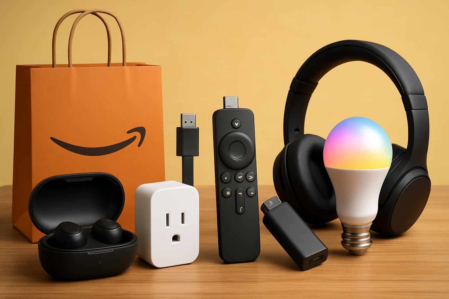 Amazon Prime Day tech deals under $100 with discounted gadgets and sale tags