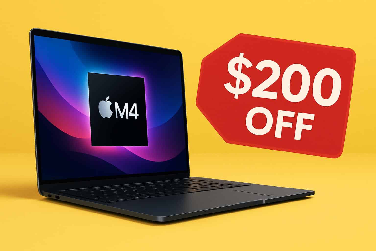 Apple M4 MacBook Air with rare 0 Amazon discount