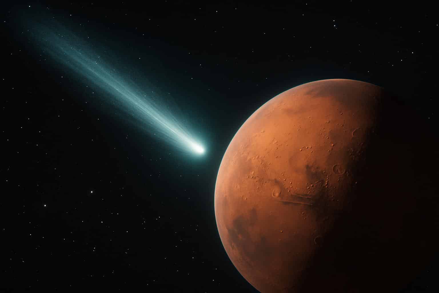 Interstellar comet 3I/ATLAS flies by Mars in close approach