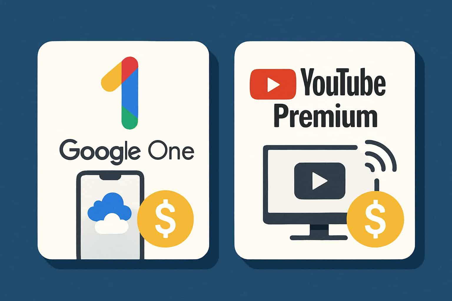 Top Google subscriptions worth paying for: Google One and YouTube Premium