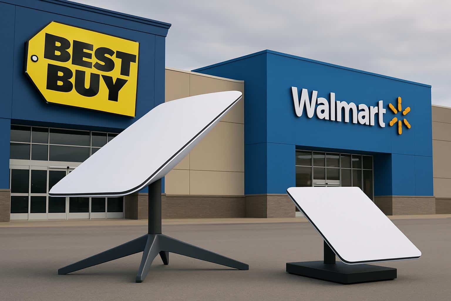 Starlink satellite internet dish under 0 at Best Buy and Walmart