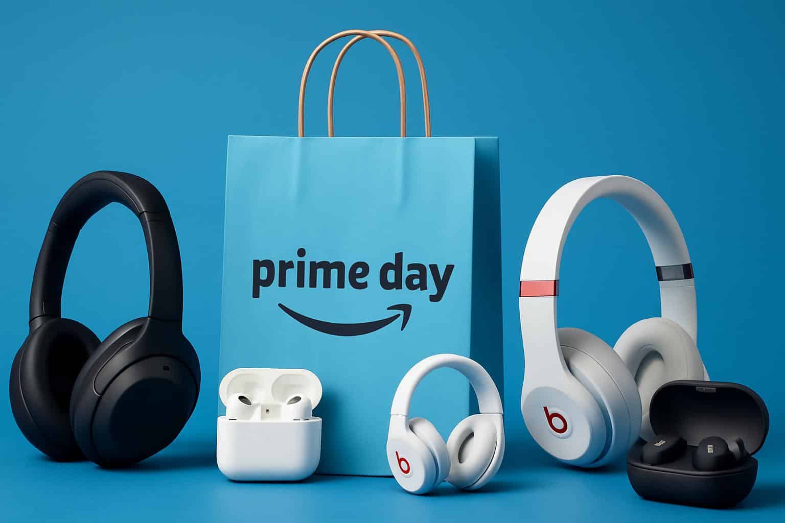 Amazon Prime Day headphone deals with assorted headphones on sale