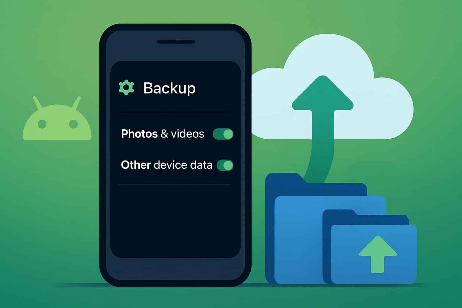 Android Settings show the return of the Backup feature