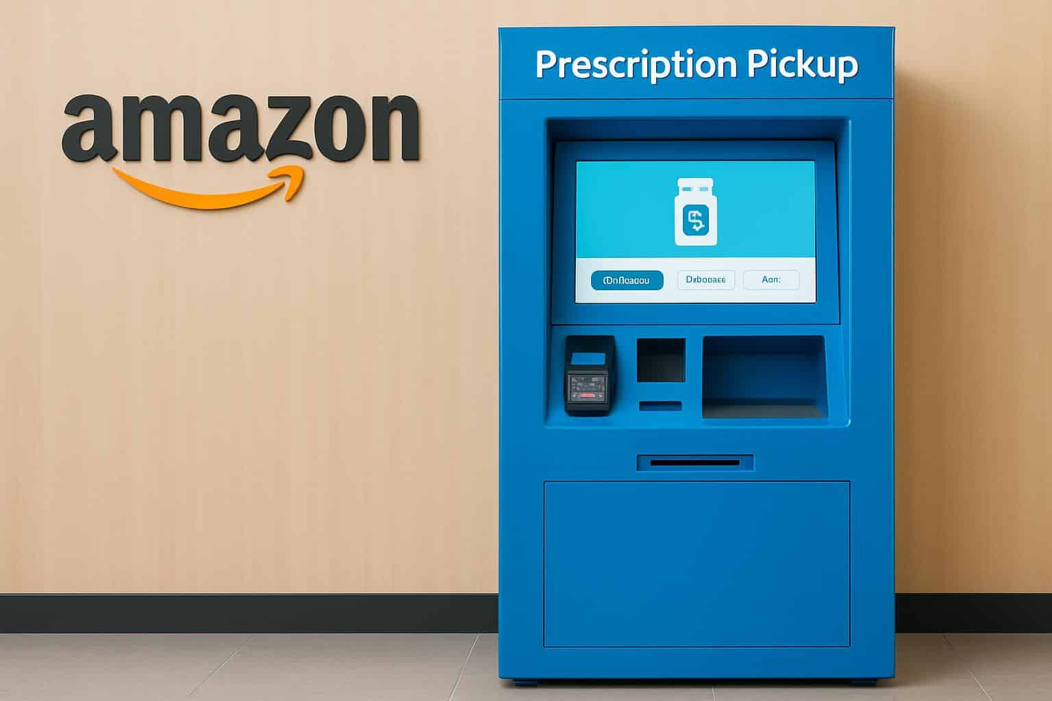 Amazon Pharmacy self-service prescription pickup kiosk