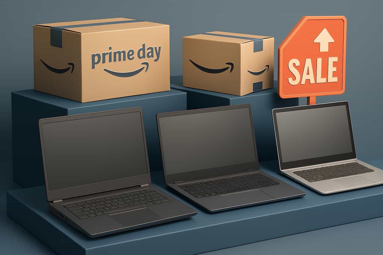 Prime Day laptop deals cut hundreds off top models with sale tags and discount banners