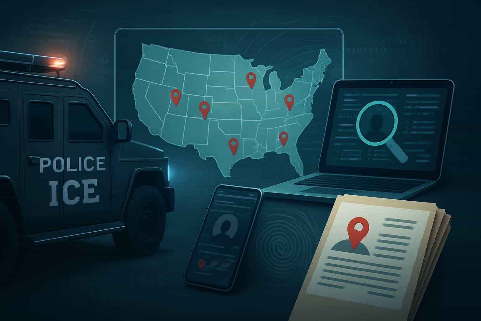 Technology driving ICE deportation crackdown: surveillance, databases, biometrics