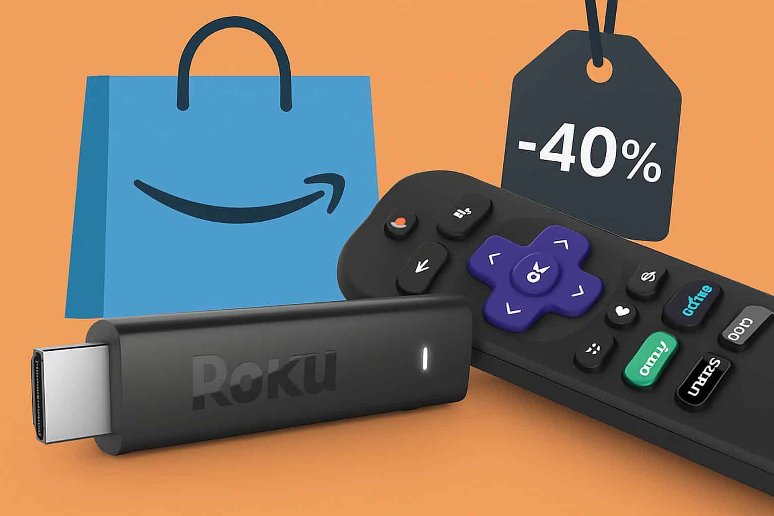 Roku Streaming Stick+ and remote, 40% off Amazon Prime Day deal
