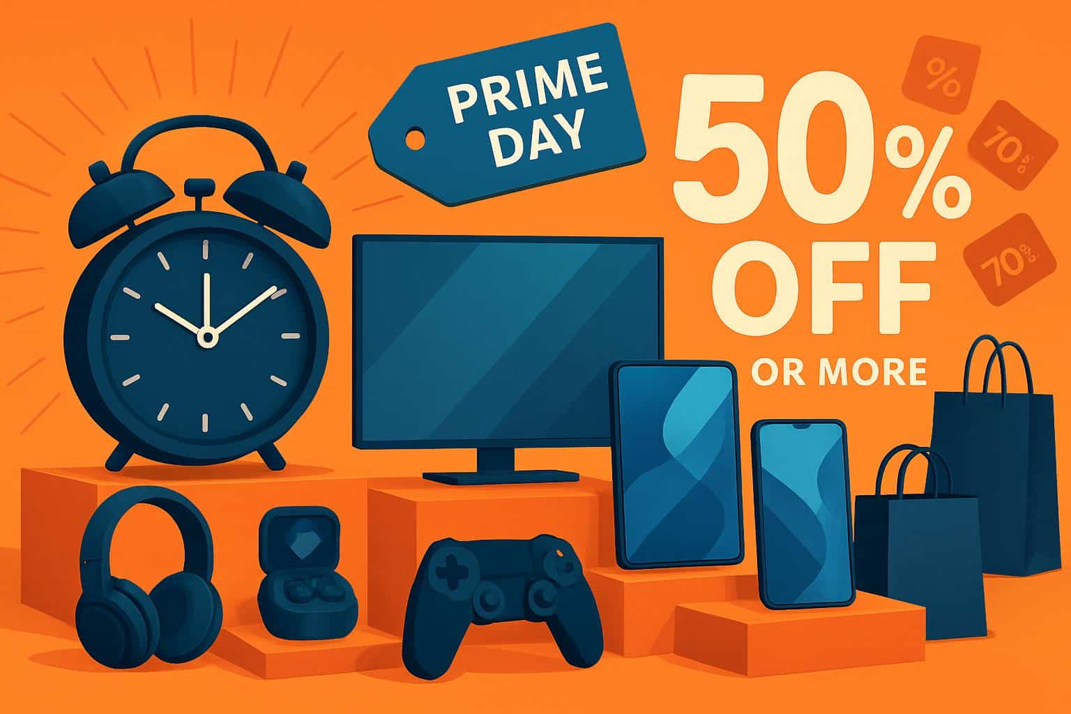 Amazon Prime Day last-chance tech deals, 50% or more off electronics and gadgets