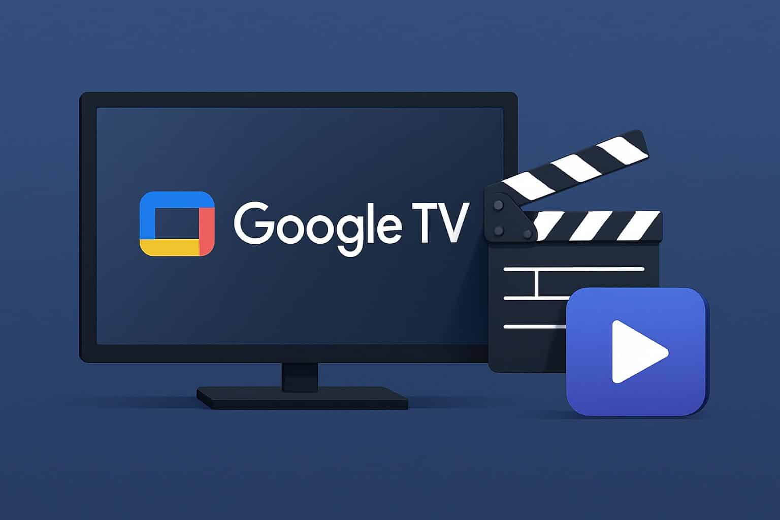 Gemini video creation test displayed on Google TV home screen