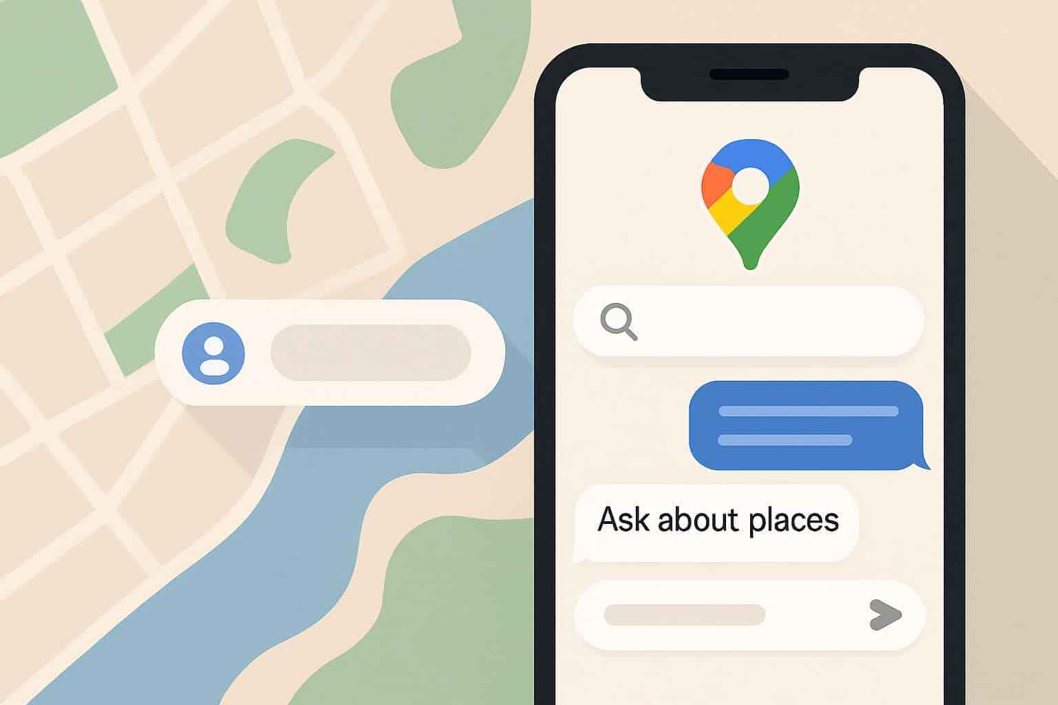 Google Maps testing Gemini-style Ask About Places conversational search feature