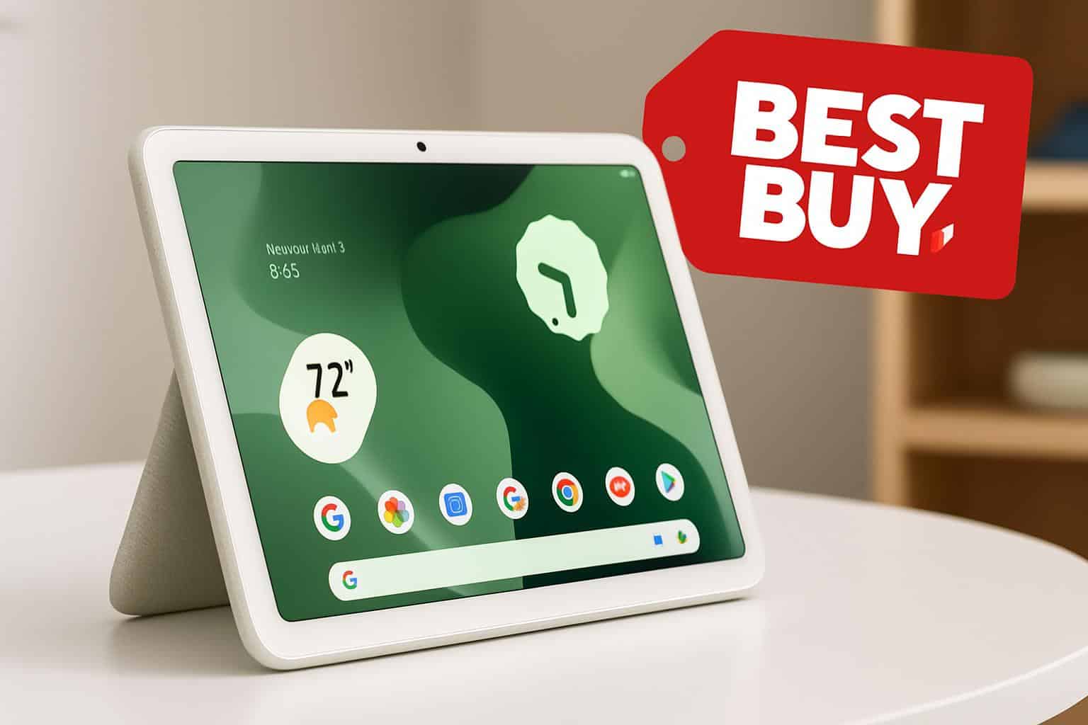 Google Pixel Tablet on Best Buy shelf at record-low price