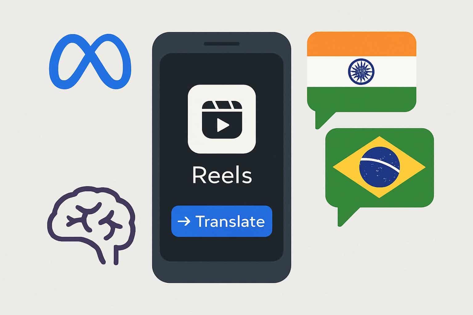 Meta expands Reels AI translation to Hindi and Portuguese