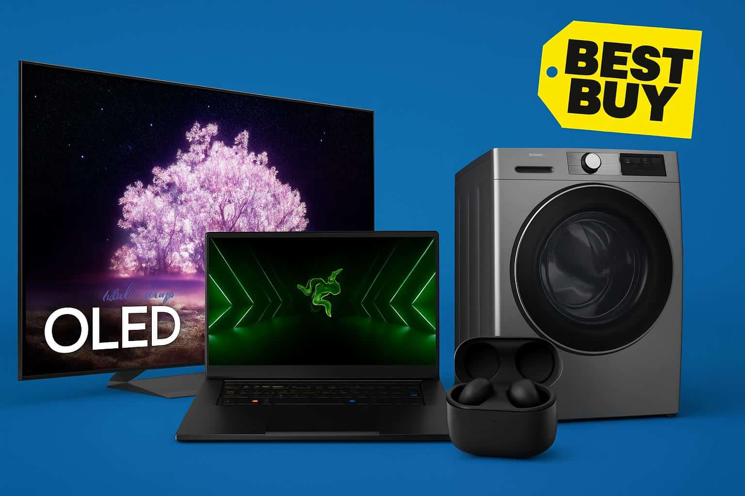 Best Buy storefront promoting post-Prime Day electronics deals