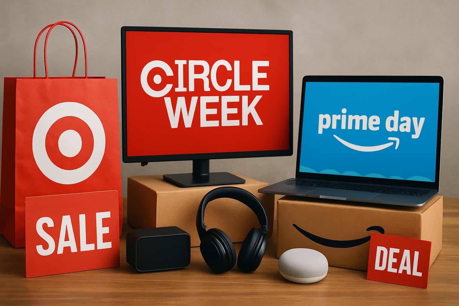 Best Target Circle Week deals rival Amazon Prime Day, Target logo and sale tags