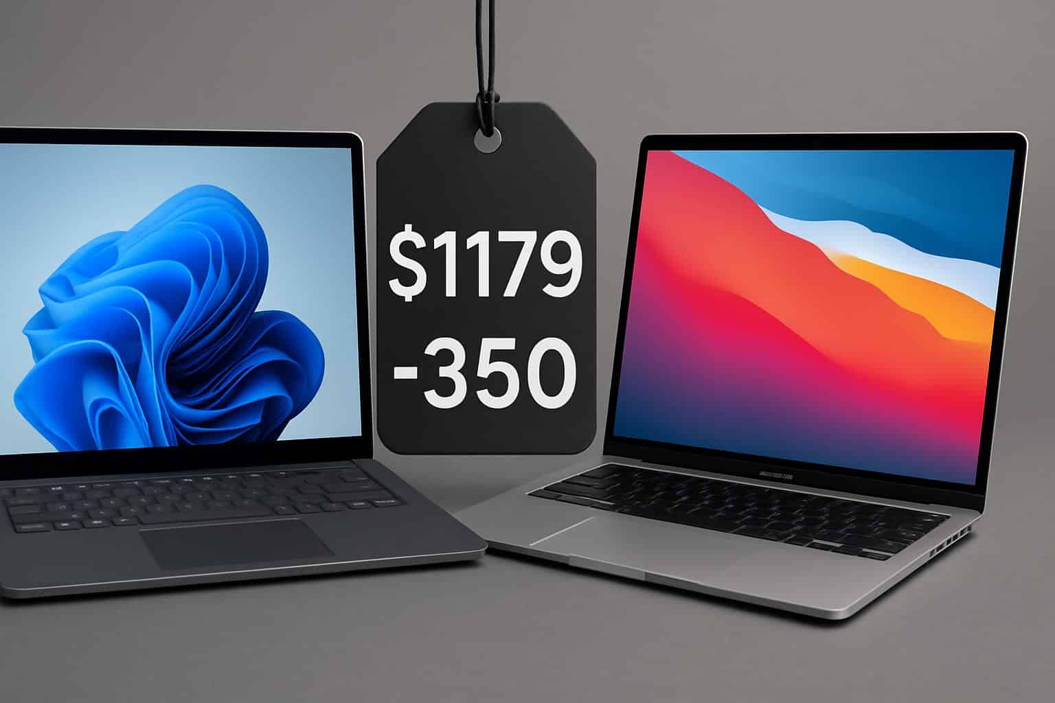 Microsoft Surface Laptop deal beats Apple MacBook pricing, discount badge