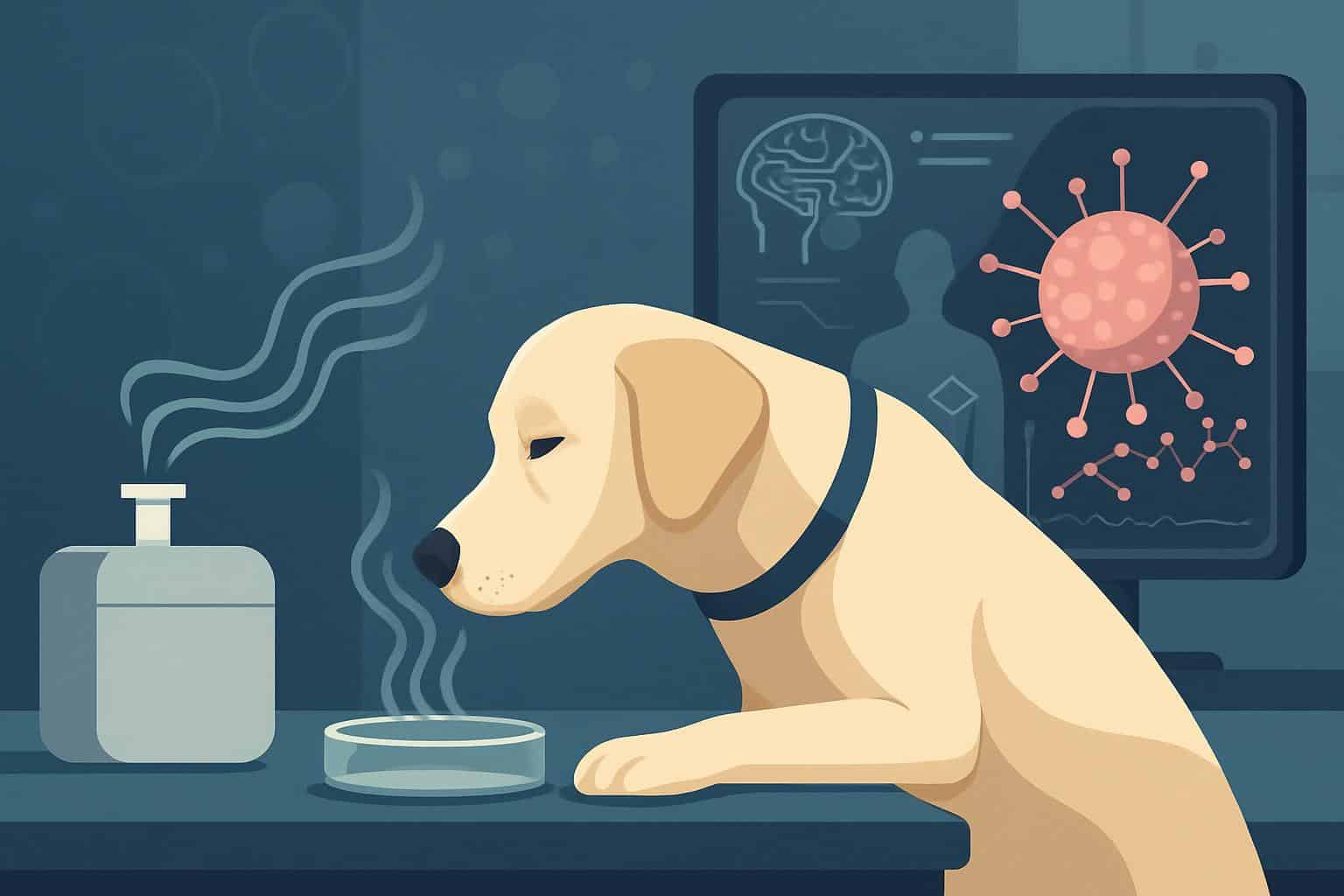 SpotitEarly detection dog with AI device for early cancer screening in people and pets