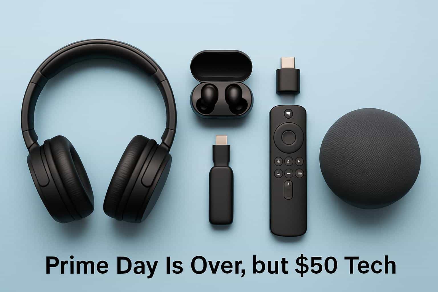 Assorted tech gadgets on sale under  after Amazon Prime Day