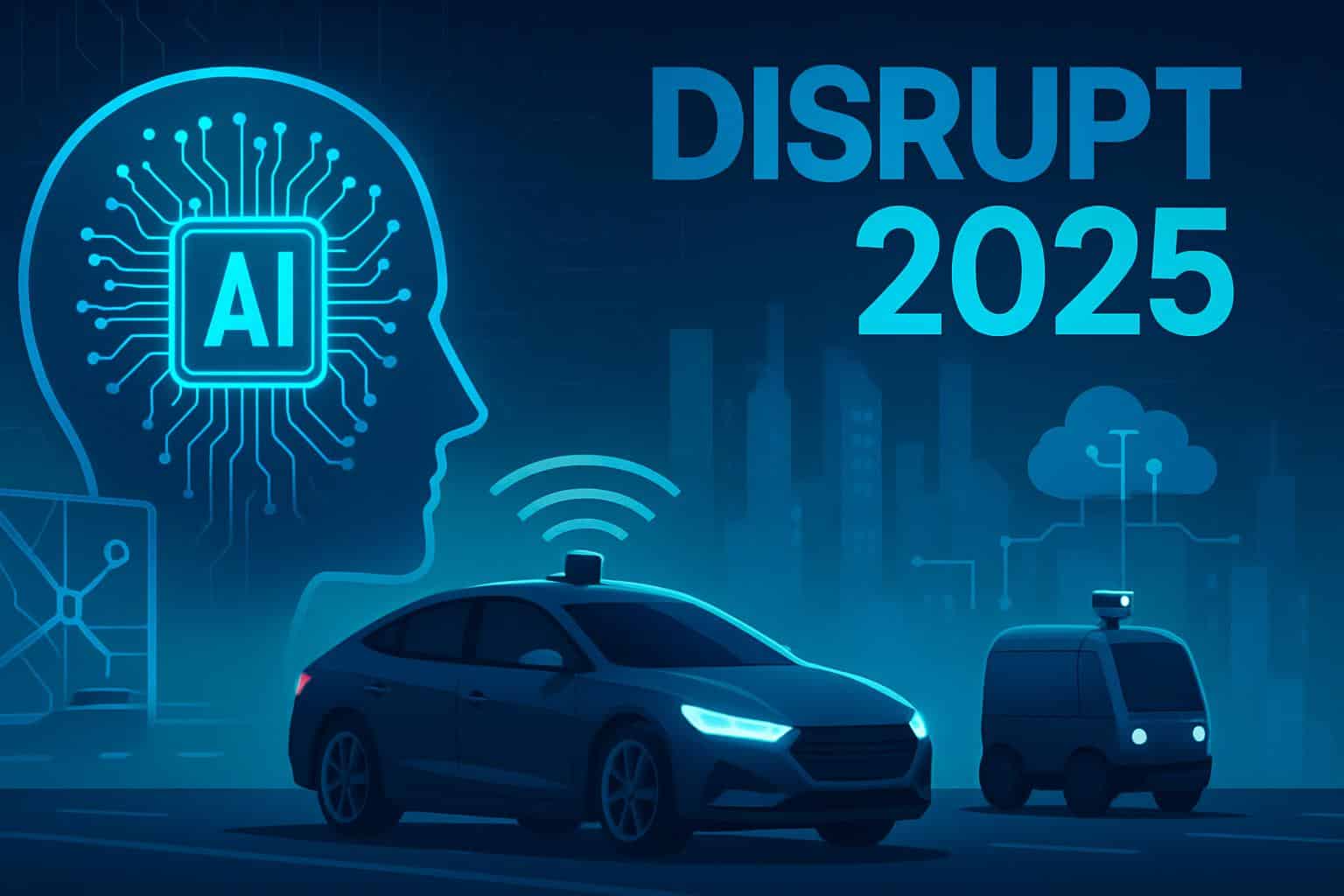 AI drives future mobility at Disrupt conference: autonomous cars and smart city networks