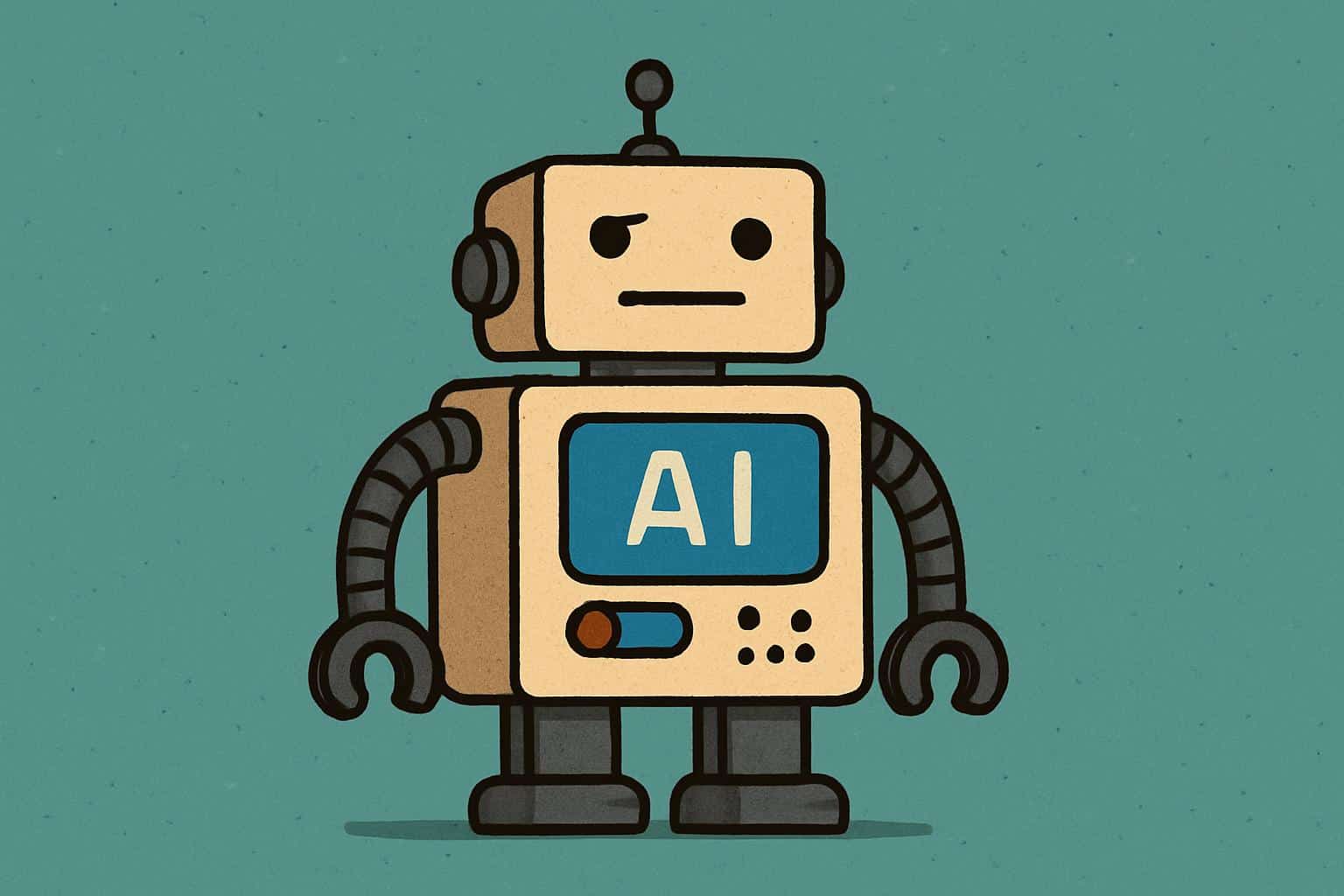 Plain, utilitarian AI interface highlighting function over flash