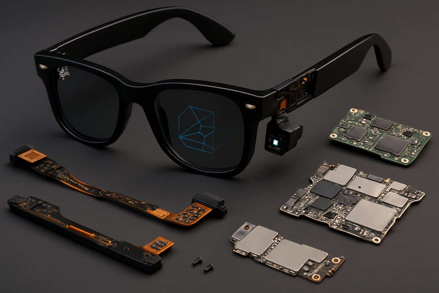 Meta Ray-Ban smart glasses with vivid display, hard to fix
