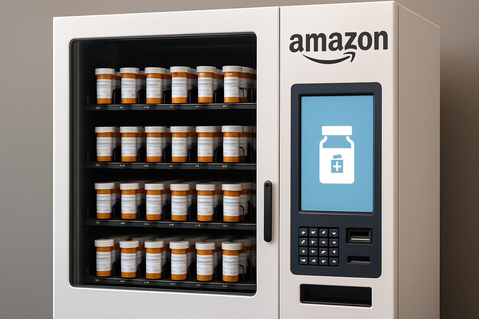 Amazon Pharmacy prescription vending machine kiosk