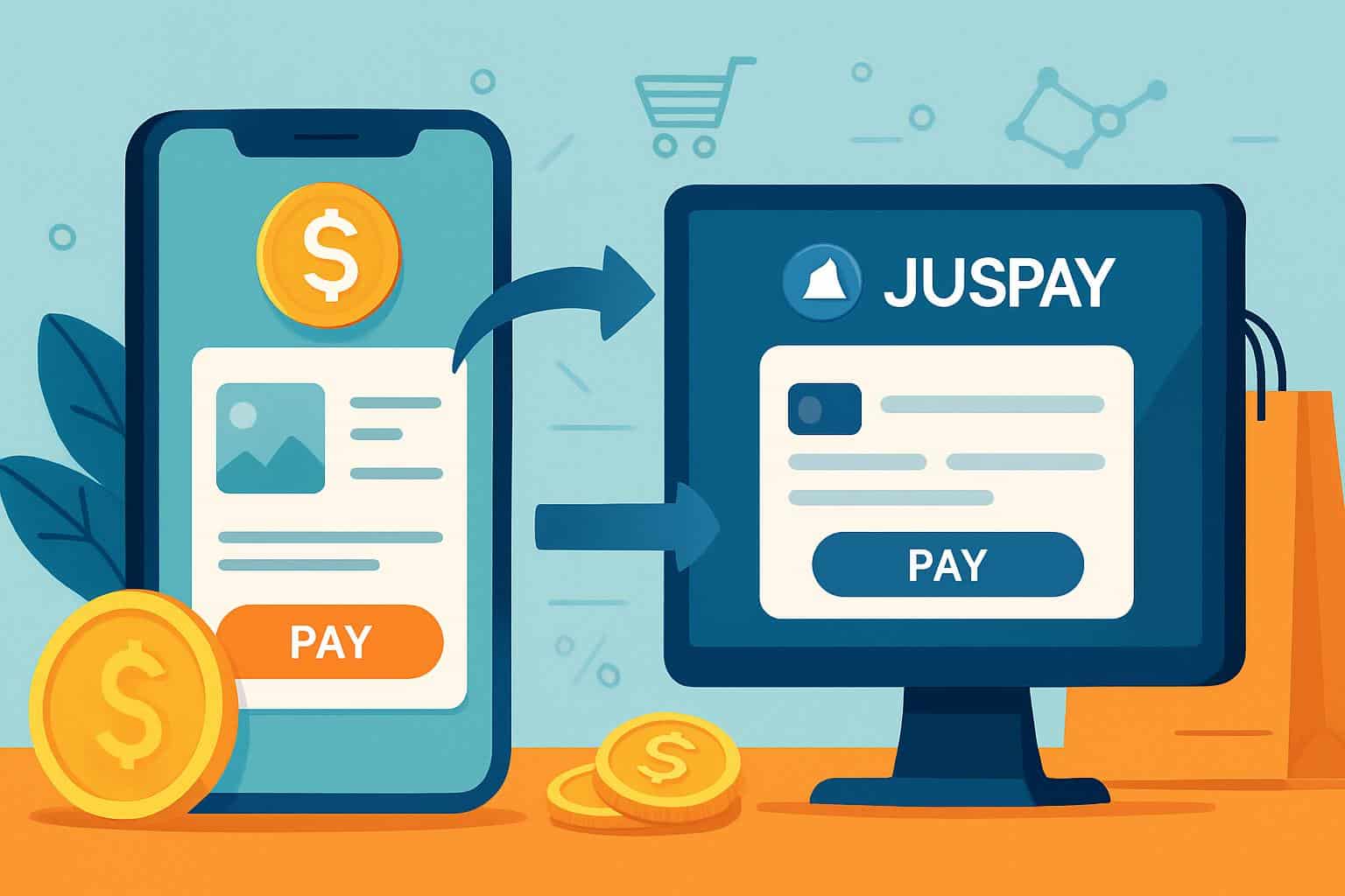 Super.money and Juspay logos with mobile checkout screen highlighting D2C checkout integration
