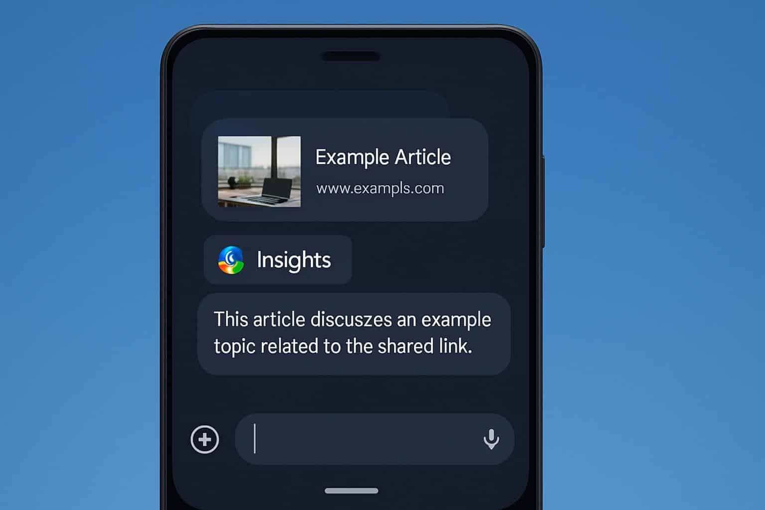 Google Messages Insights UI on Android with smart previews that save a click
