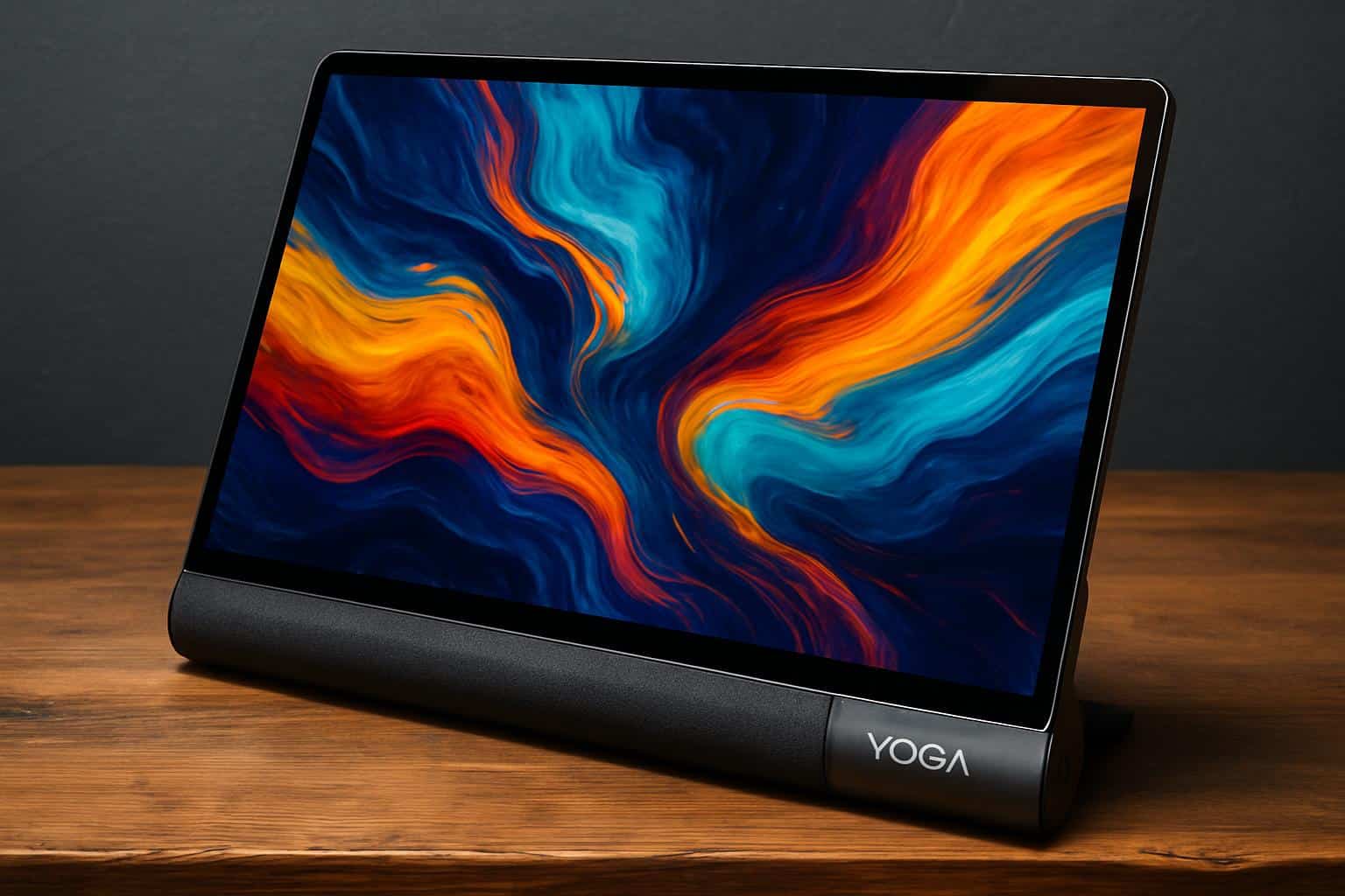 Lenovo Yoga Tab Plus review tablet showcasing premium design and high-res display