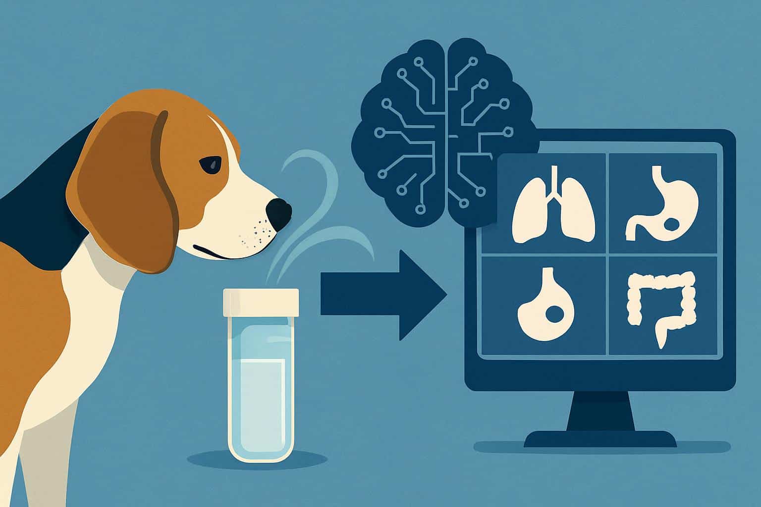 SpotitEarly dogs and AI cancer test for early detection