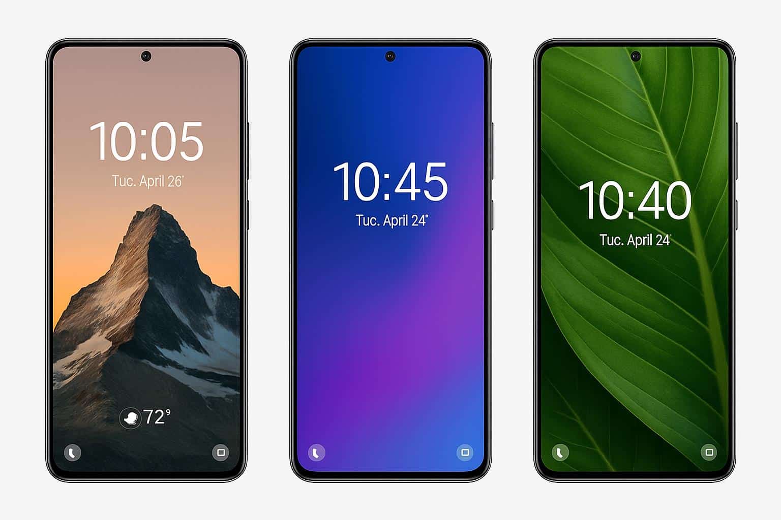 Samsung One UI 8.5 lock screen clock adapts to wallpaper and layout on Galaxy phones