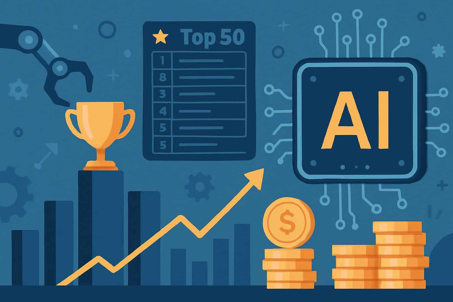 Underdog AI startups climb the A16z Top 50 ranking