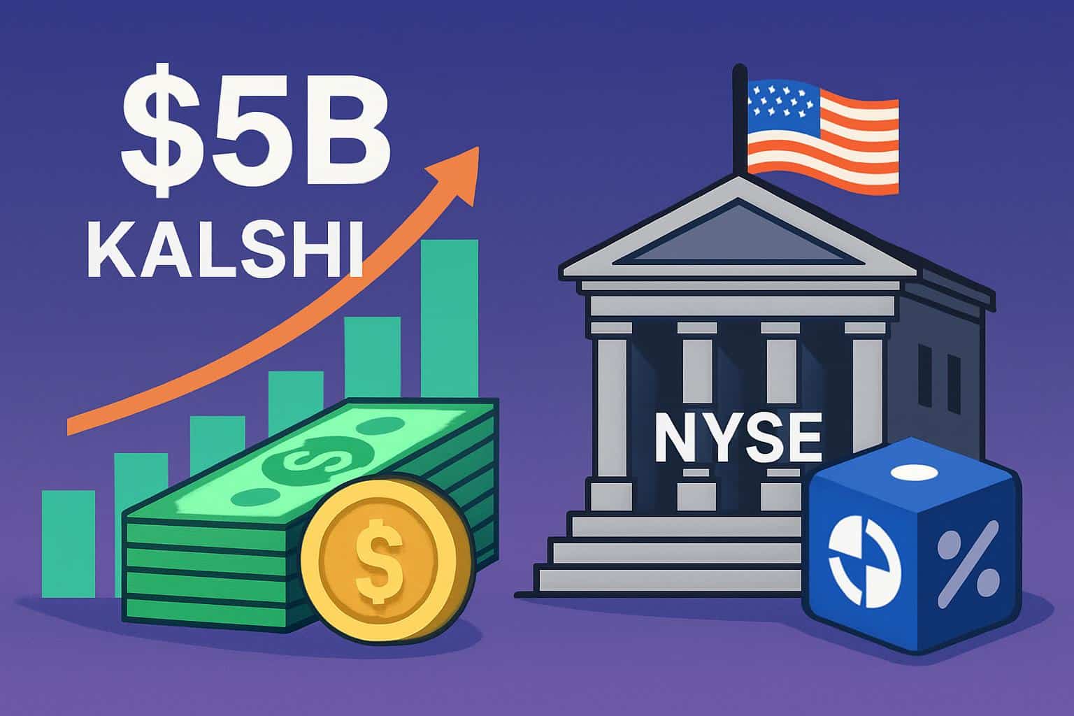 Kalshi reaches B valuation as Polymarket secures NYSE backing in prediction markets