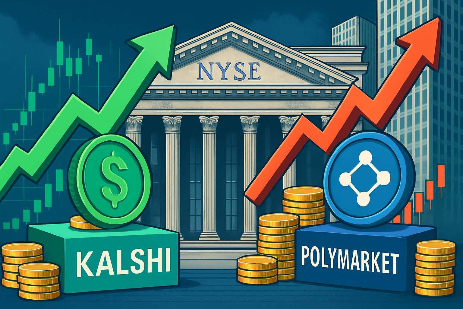 Kalshi reaches B valuation as Polymarket gains NYSE owner backing