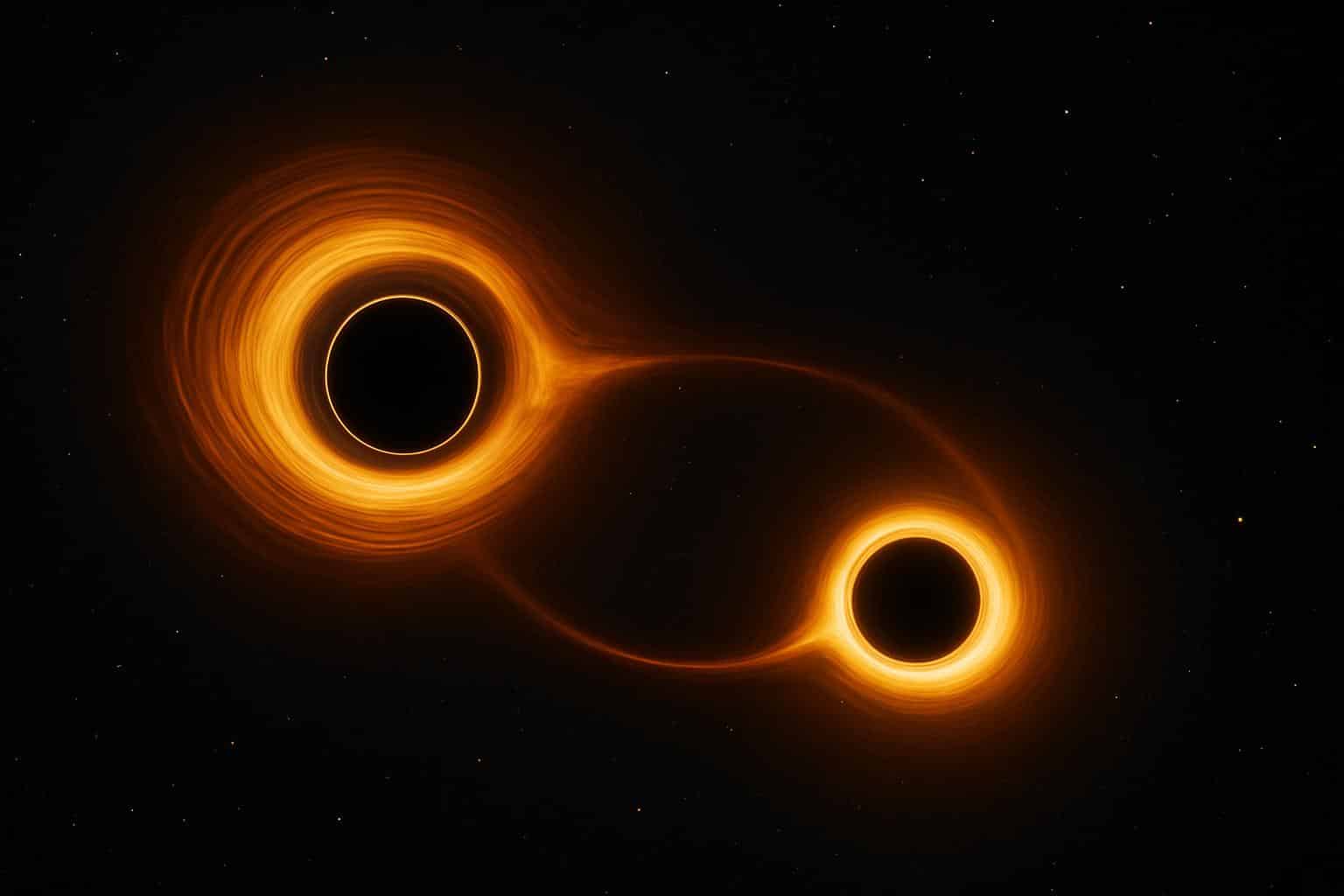 First resolved view of binary black holes in orbit with glowing accretion disks