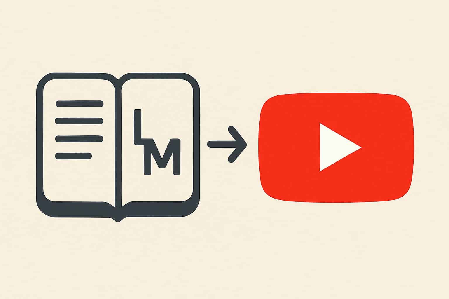 NotebookLM and YouTube logos highlighting creator playbook strategies