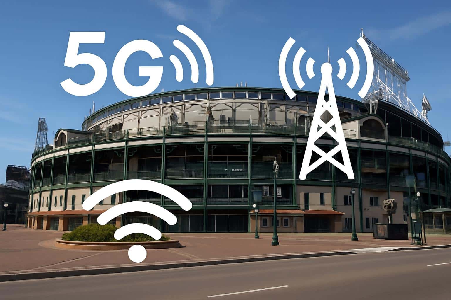 Verizon, T-Mobile and AT&T 5G speed tests at a ballpark